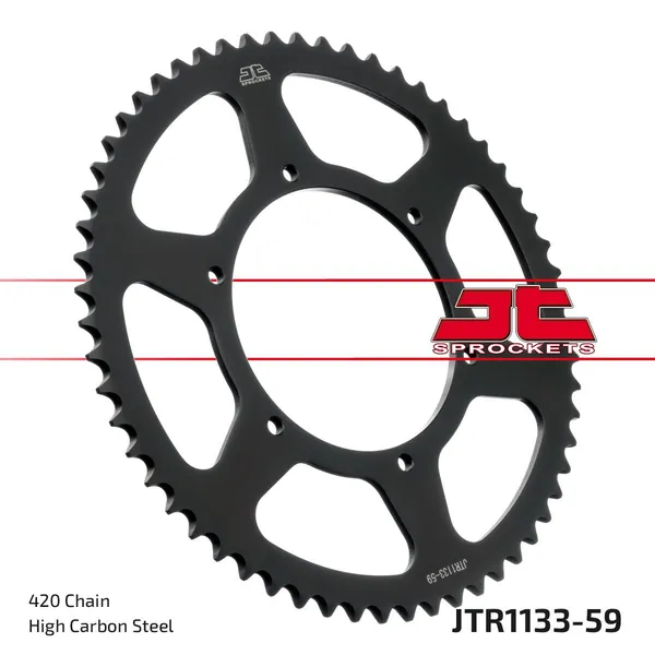 Couronne JT Sprockets 59Z PAS 420 Diamètre intérieur 108 - vue 2