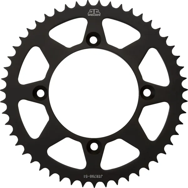 Couronne JT Sprockets 51 dents pas 428 diamètre 100 entraxe 120 - vue 2