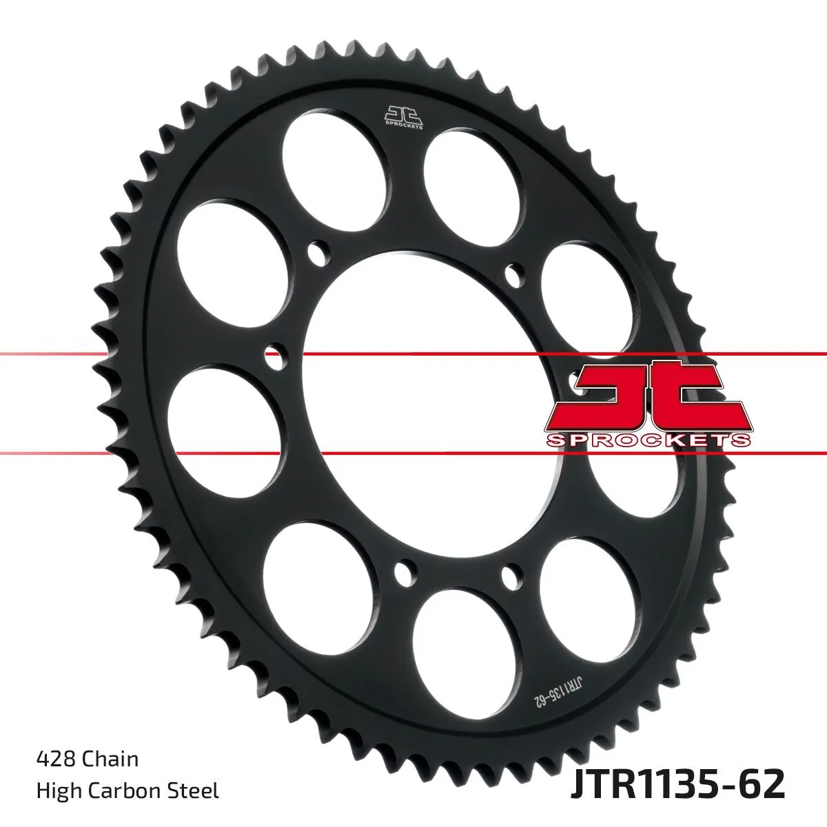 Couronne JT Sprockets 62Z PAS 428 Diamètre Intérieur 105 - vue 2