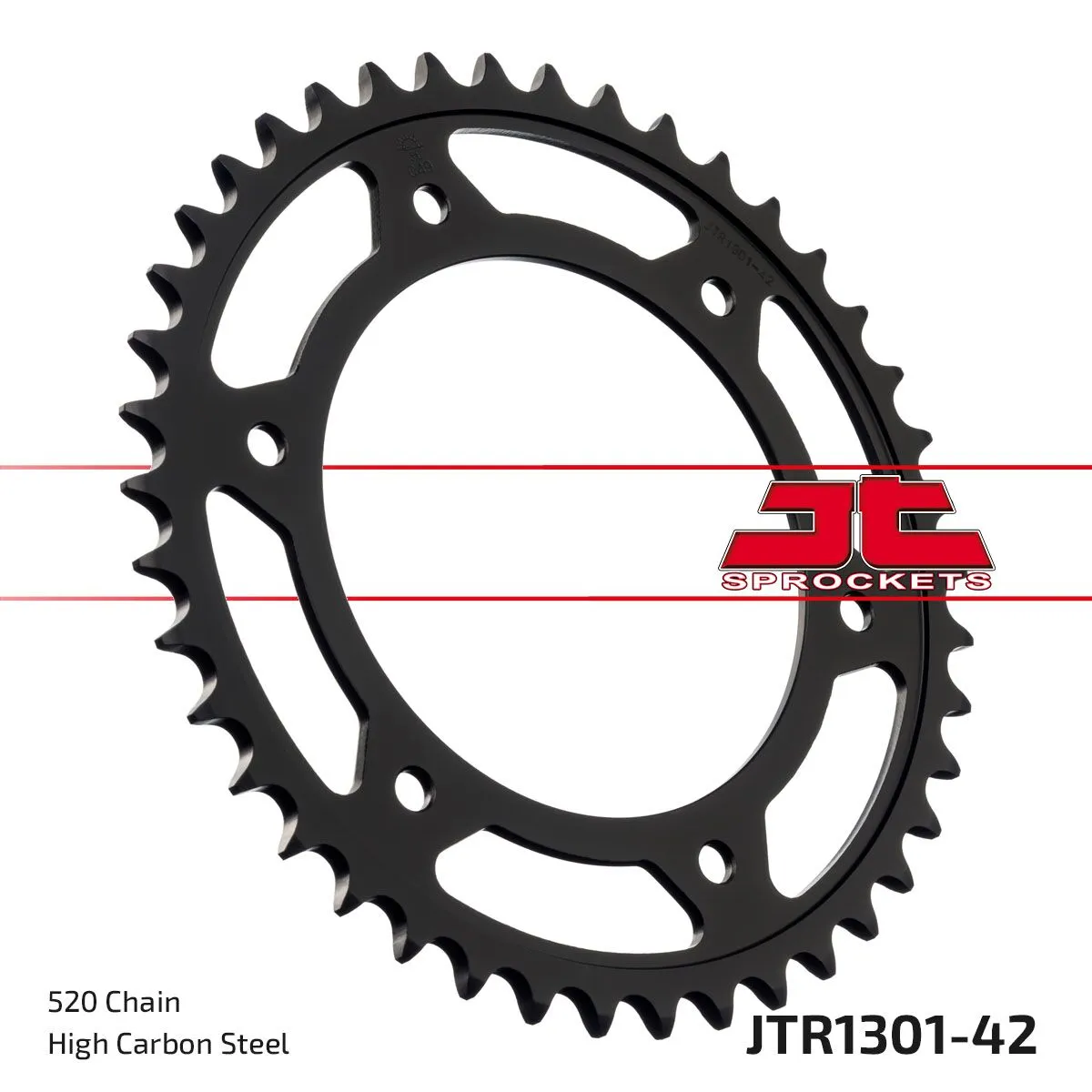 Couronne JT Sprockets 42 dents pas 520 - vue 2