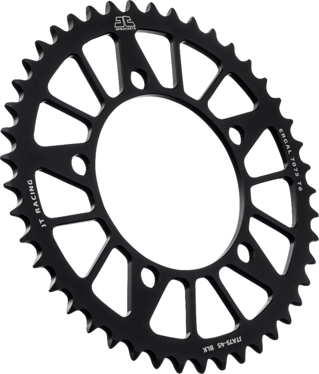 Couronne Aluminium JT Sprockets 45 dents pas 520 noir - vue 2