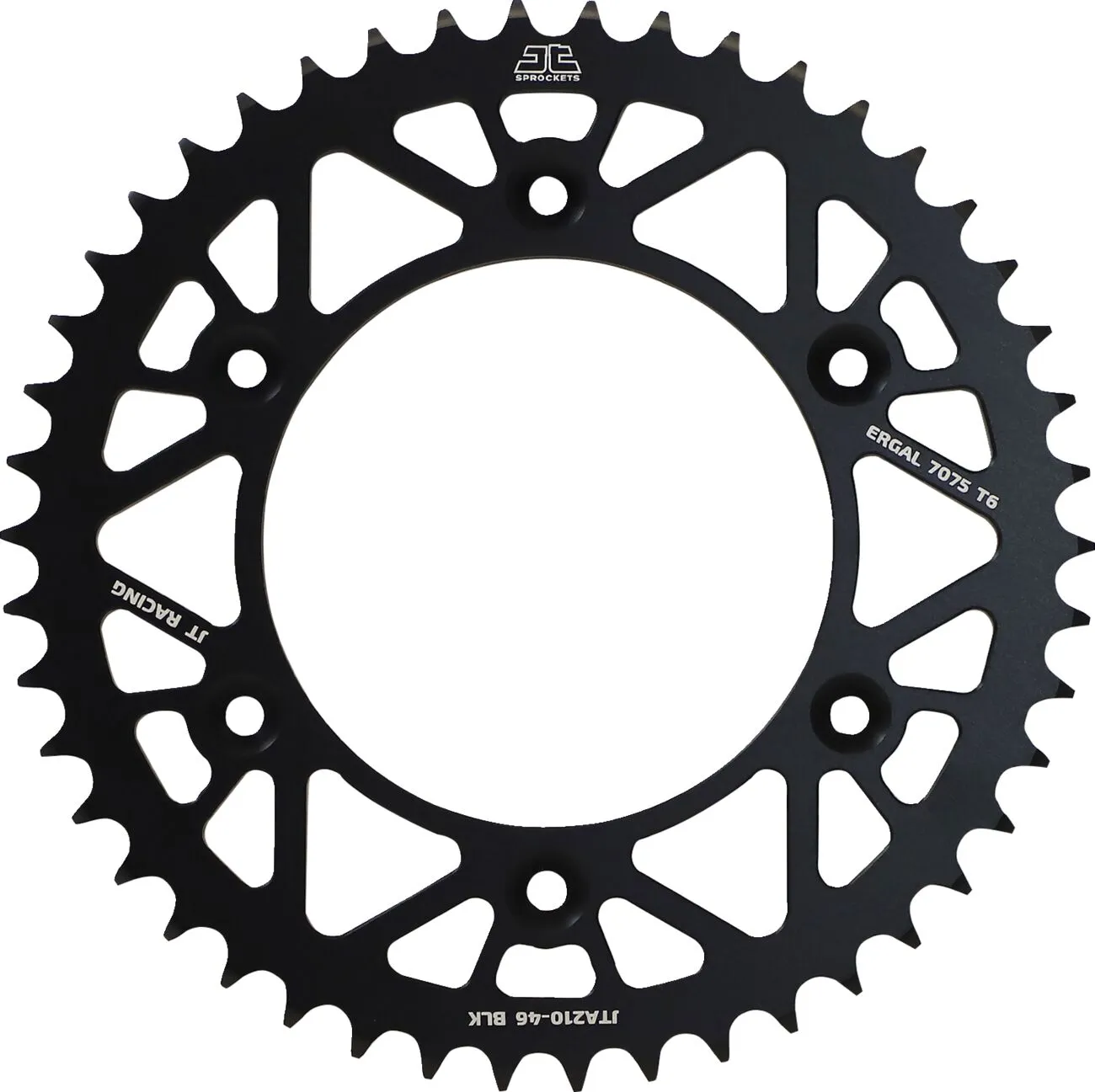 Couronne Alu 46 Dents PAS 520 Noir JT Sprockets Diamètre Intérieur 125 - vue 2