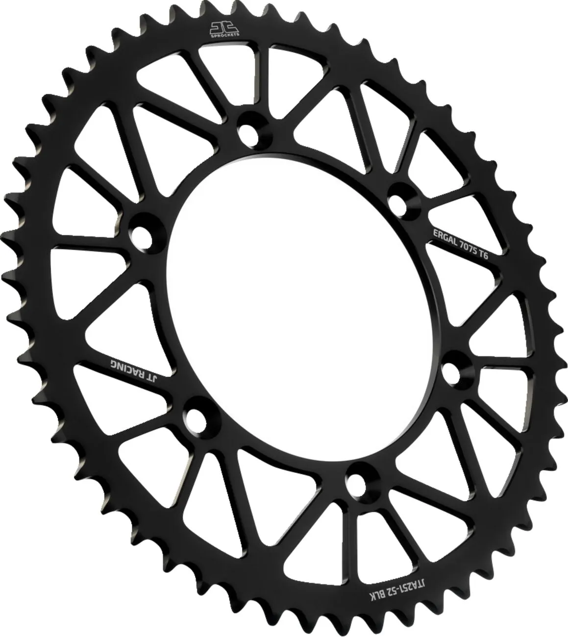 Couronne aluminium 52 dents pas 520 JT Sprockets - vue 2
