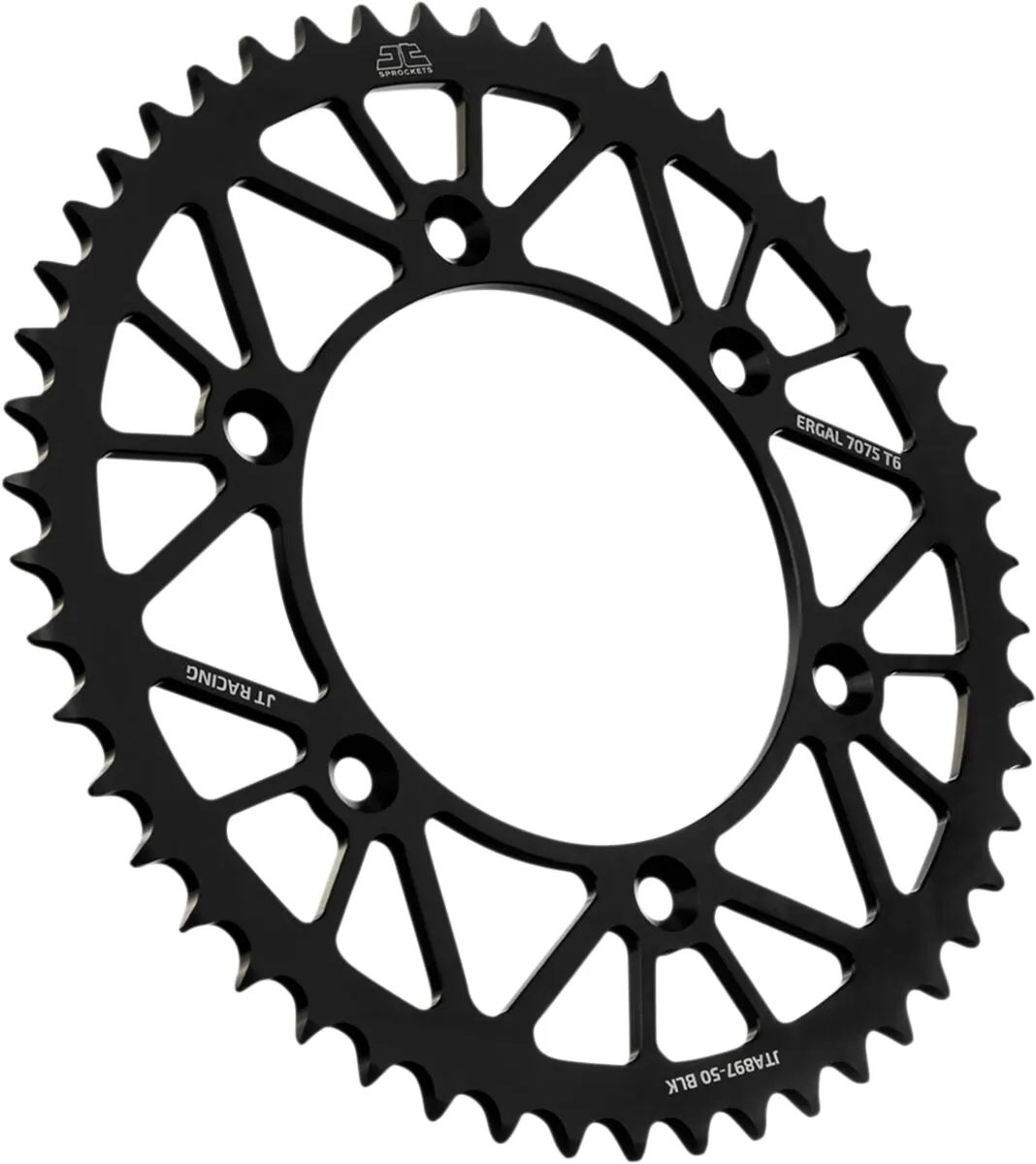 Couronne aluminium 50 dents pas 520 JT Sprockets diamètre intérieur 125 - vue 3