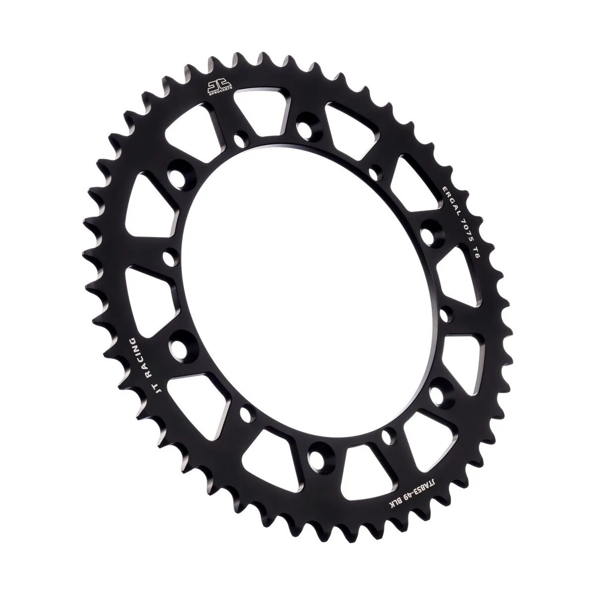 Couronne Alu 49 Dents PAS 520 Noir JT Diamètre Intérieur 152 Espacement Fix - vue 2