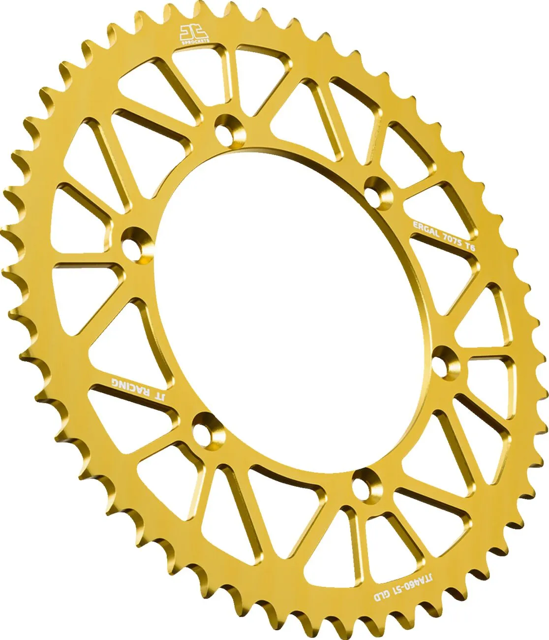 Couronne aluminium JT Sprockets 51 dents pas 520 GO - Diamètre 134 - Entraxe 150 - vue 2