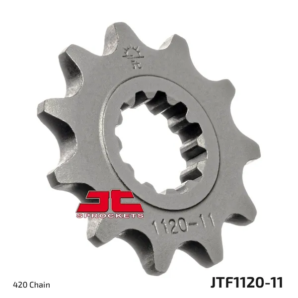 Pignon JT Sprockets 11Z PAS 420 à denture fine diamètre intérieur 17/20 - vue 3