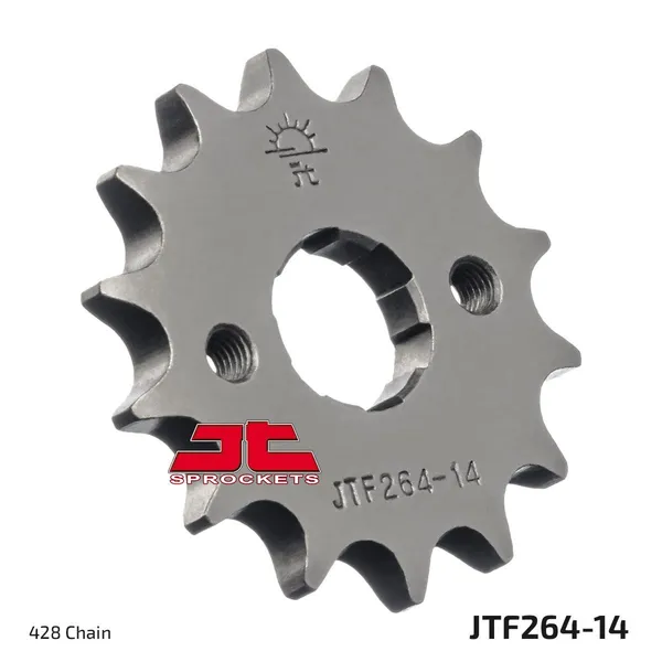 Pignon JT Sprockets 14Z pas 428 grosse denture diamètre intérieur 18 - vue 2