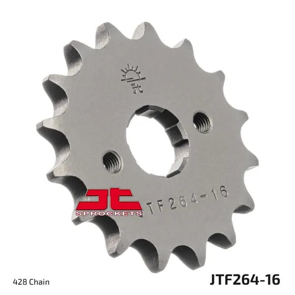 Pignon JT Sprockets 16Z pas 428 à grosse denture 5 diamètre intérieur 18 - vue 2