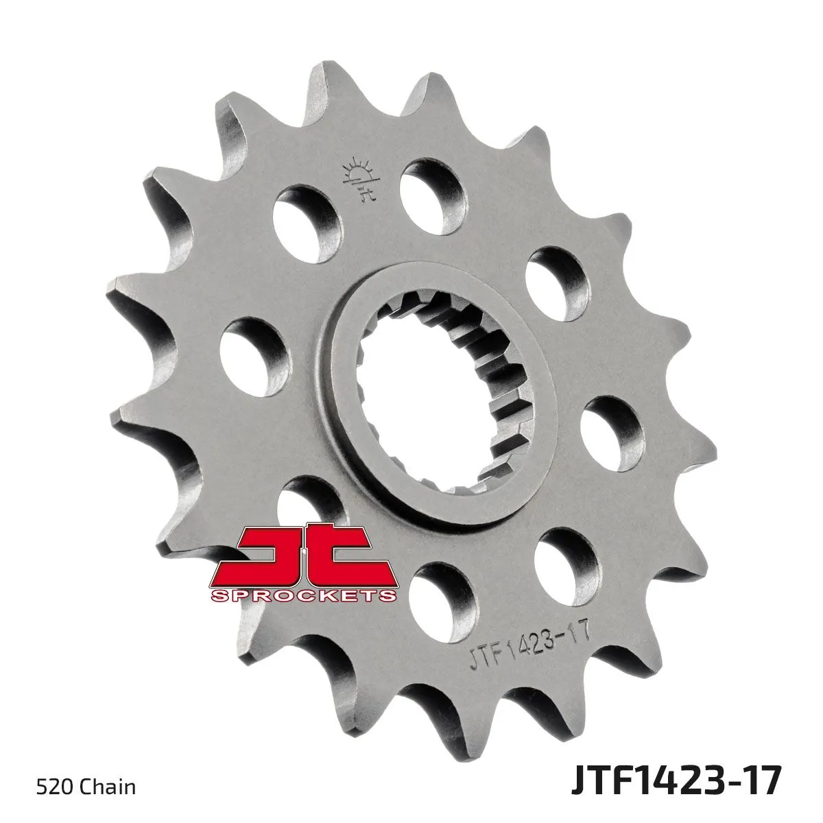 Pignon Racing JT Sprockets 17Z pas 520 denture fine alésage 24/27 - vue 2