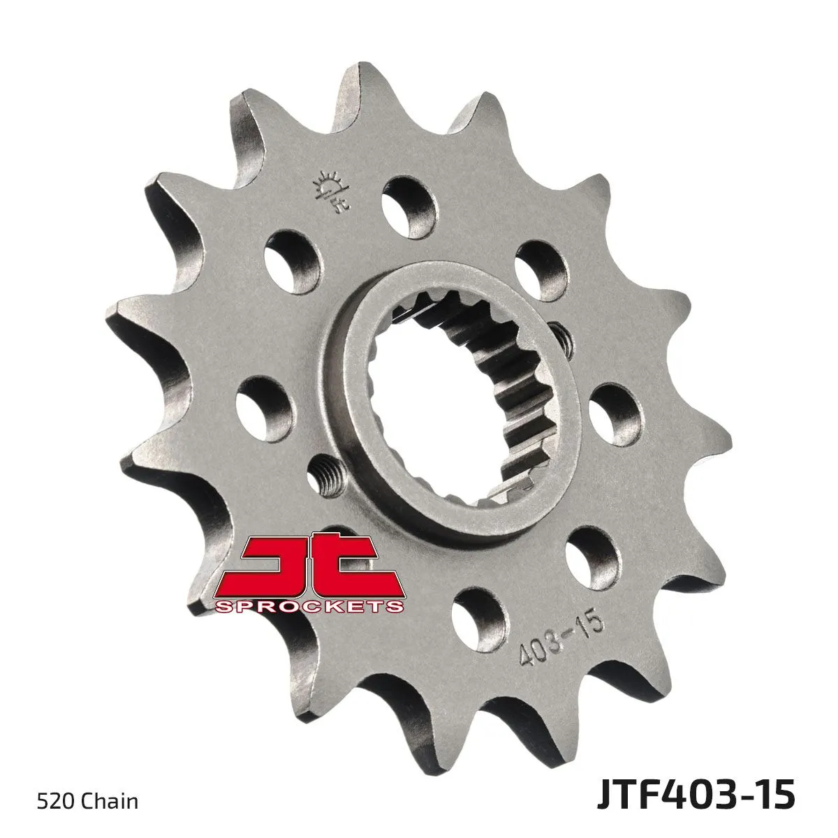 Pignon Racing JT Sprockets 15Z PAS 520 à denture fine diamètre intérieur 22.5/2 - vue 2