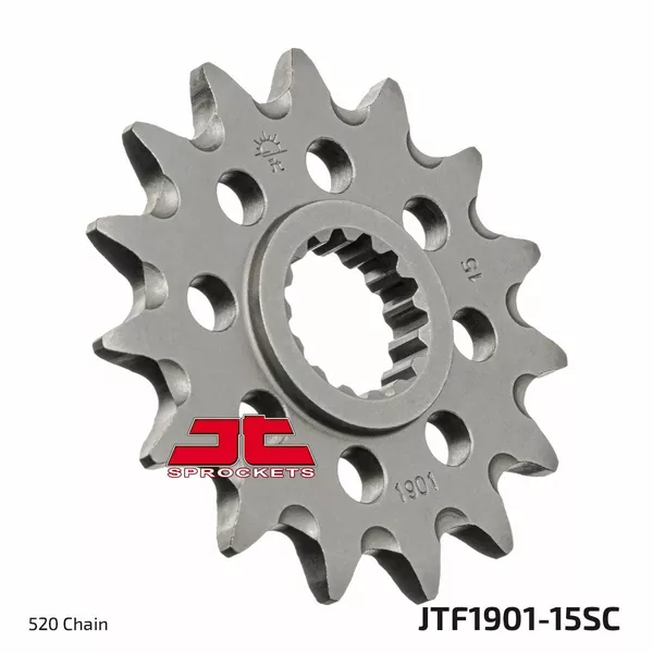 Pignon Racing JT Sprockets 15Z PAS 520 à denture fine diamètre intérieur 22/25 - vue 2
