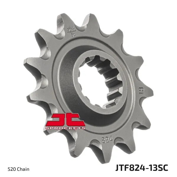 Pignon Racing JT Sprockets 13Z PAS 520 à denture fine diamètre intérieur 21/25 - vue 2