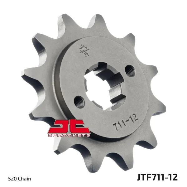 Pignon JT Sprockets 12Z pas 520 à grosse denture 4 alésage 16 - vue 2