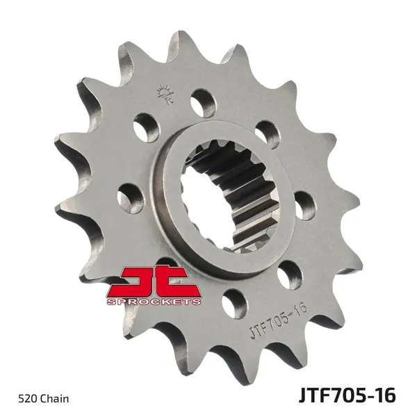 Pignon Racing JT Sprockets 16Z PAS 520 à denture fine diamètre intérieur 25/28 - vue 2