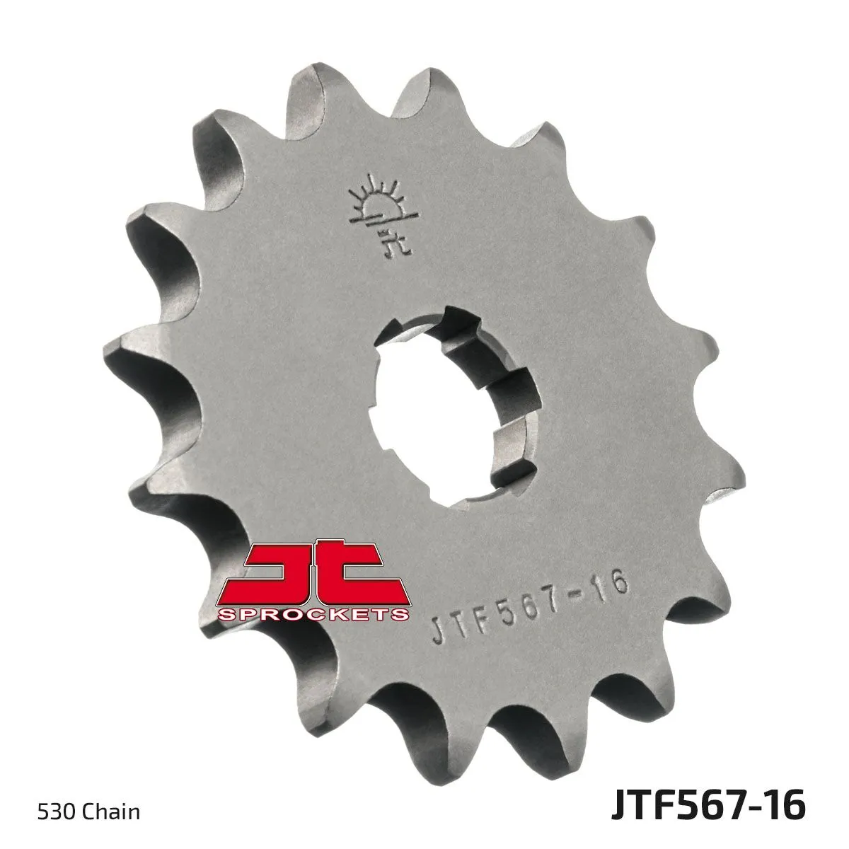 Pignon JT Sprockets 16Z PAS 530 à grosse denture 6 Diamètre intérieur 21 - vue 2