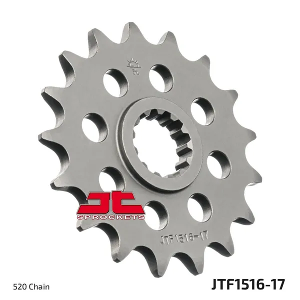 Pignon Racing 17Z JT Sprockets PAS 520 à denture fine diamètre intérieur 21,7/2 - vue 2