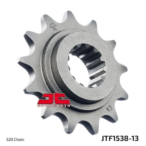 Pignon JT Sprockets 13Z pas 520 à denture fine diamètre intérieur 22/25 - vue 2