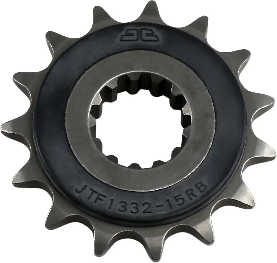 Pignon JT Sprockets 15Z PAS 525 Caoutchouté Diamètre intérieur 26/30 - vue 2