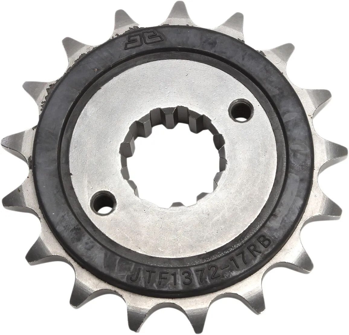 Pignon JT Sprockets 17Z PAS 525 caoutchouté diamètre intérieur 24/28 - vue 2