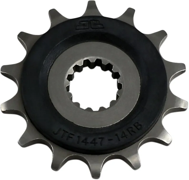 Pignon 14Z pas 520 caoutchouté JT Sprockets diamètre intérieur 19.9/22.8 - vue 2