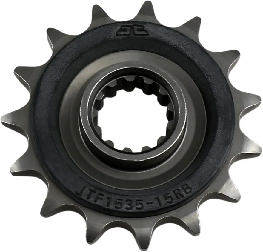 Pignon JT Sprockets 15Z pas 525 caoutchouté diamètre intérieur 22/25 - vue 2
