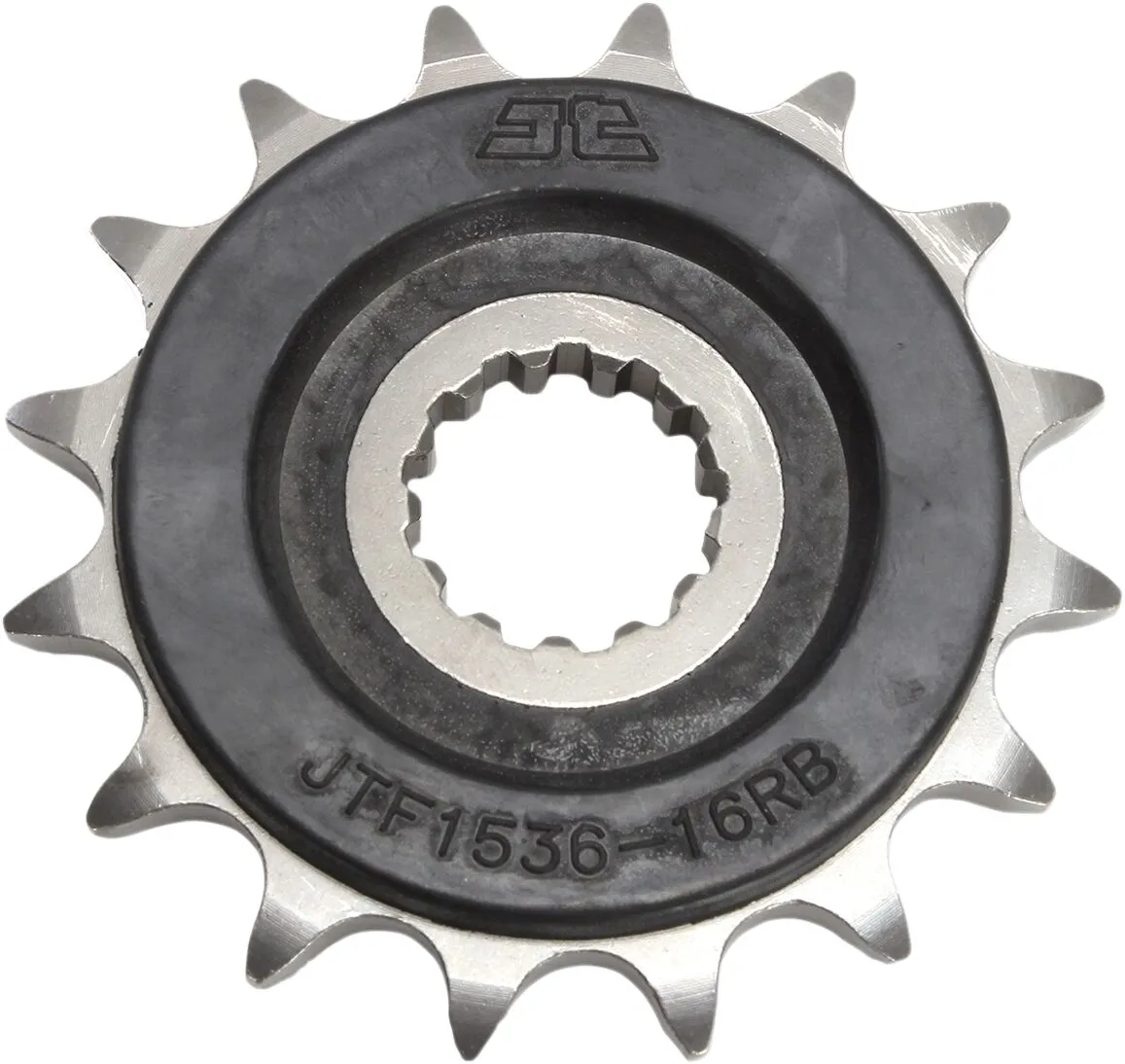 Pignon JT Sprockets 16Z PAS 520 Caoutchouté Diamètre intérieur 21.7/25 - vue 2