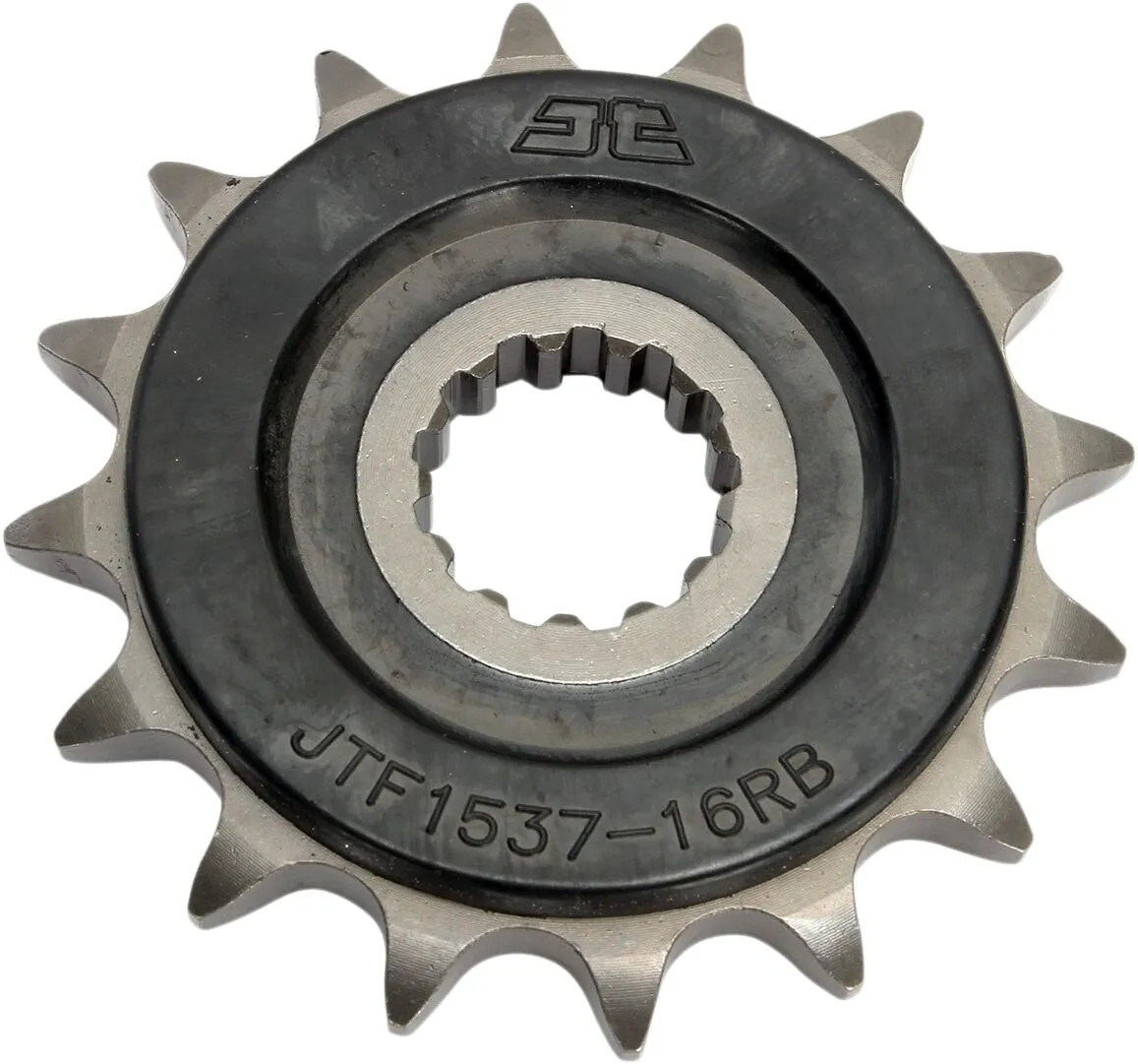 Pignon JT Sprockets 16Z PAS 525 Caoutchouté Diamètre intérieur 21.6/25 - vue 2