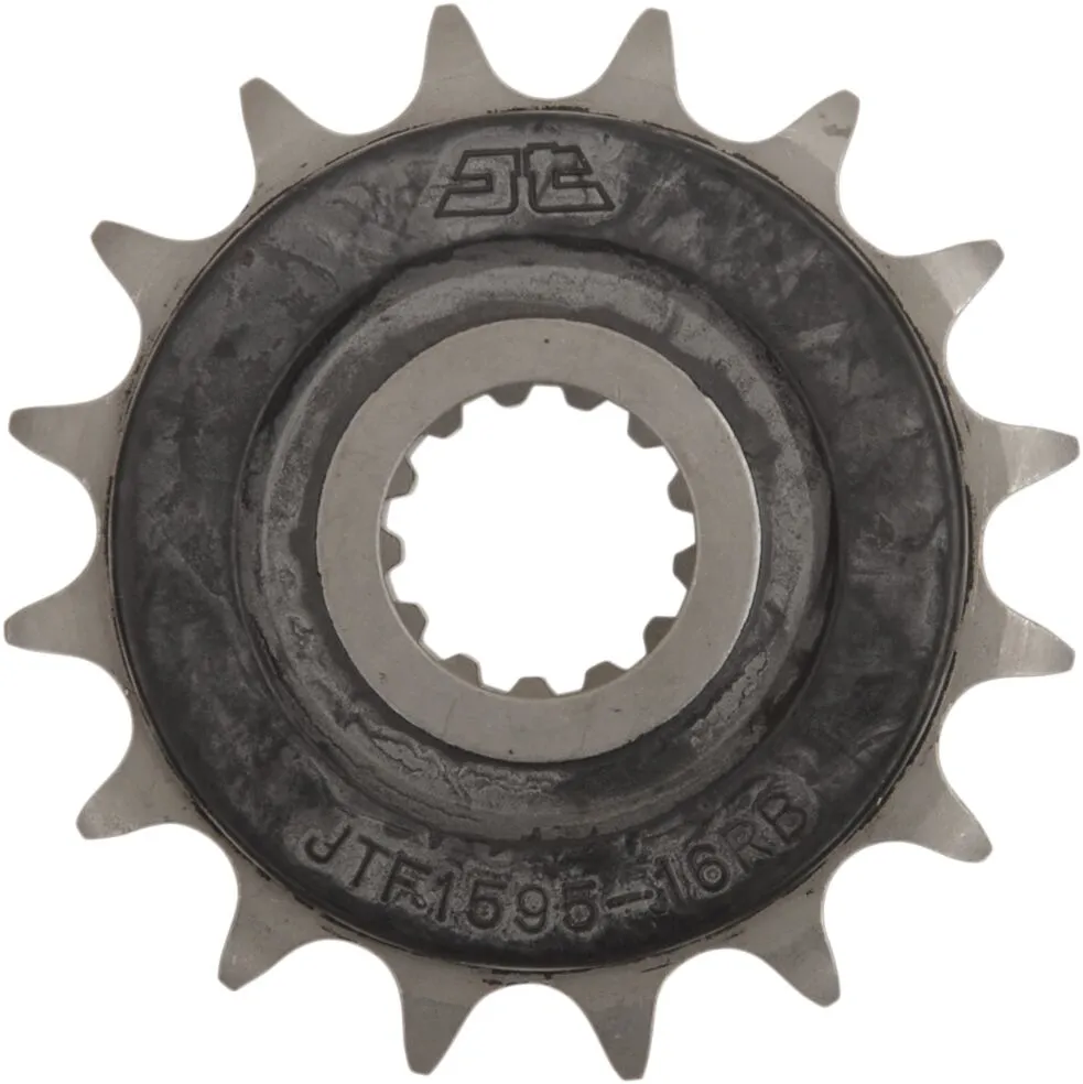 Pignon 16Z PAS 520 caoutchouté diamètre intérieur 21,7/25 JT Sprockets - vue 2