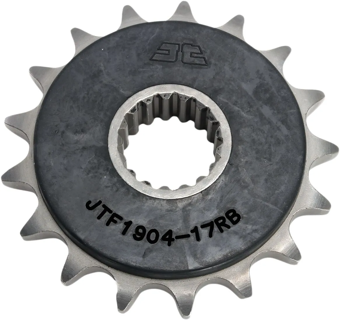 Pignon 17Z PAS 525 caoutchouté diamètre intérieur 25/28 JT Sprockets - vue 2