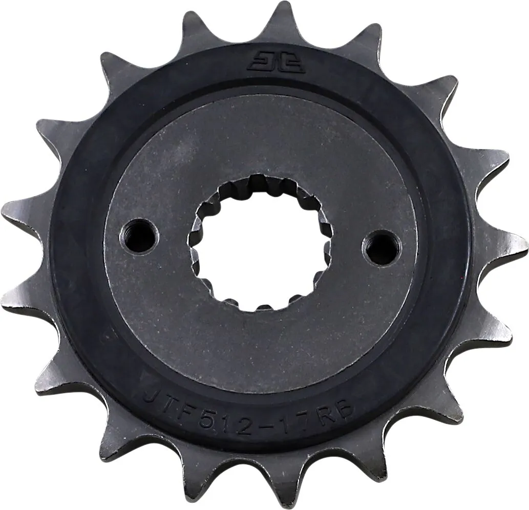 Pignon JT Sprockets 17Z pas 520 caoutchouté diamètre intérieur 21,6/25 - vue 2