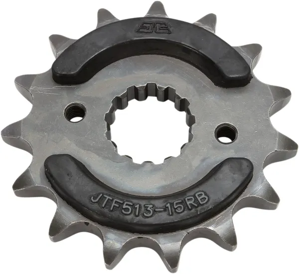 Pignon 15Z pas 530 caoutchouté JT Sprockets diamètre intérieur 21,6/25 - vue 2