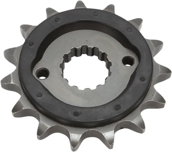 Pignon 15Z pas 530 caoutchouté JT Sprockets diamètre intérieur 21,6/25 - vue 3