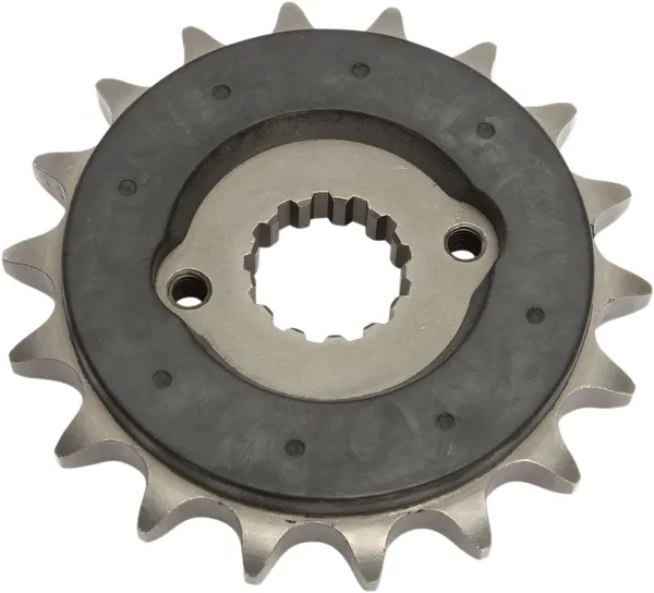 Pignon 18Z pas 530 caoutchouté JT Sprockets diamètre intérieur 21,6/25 - vue 3