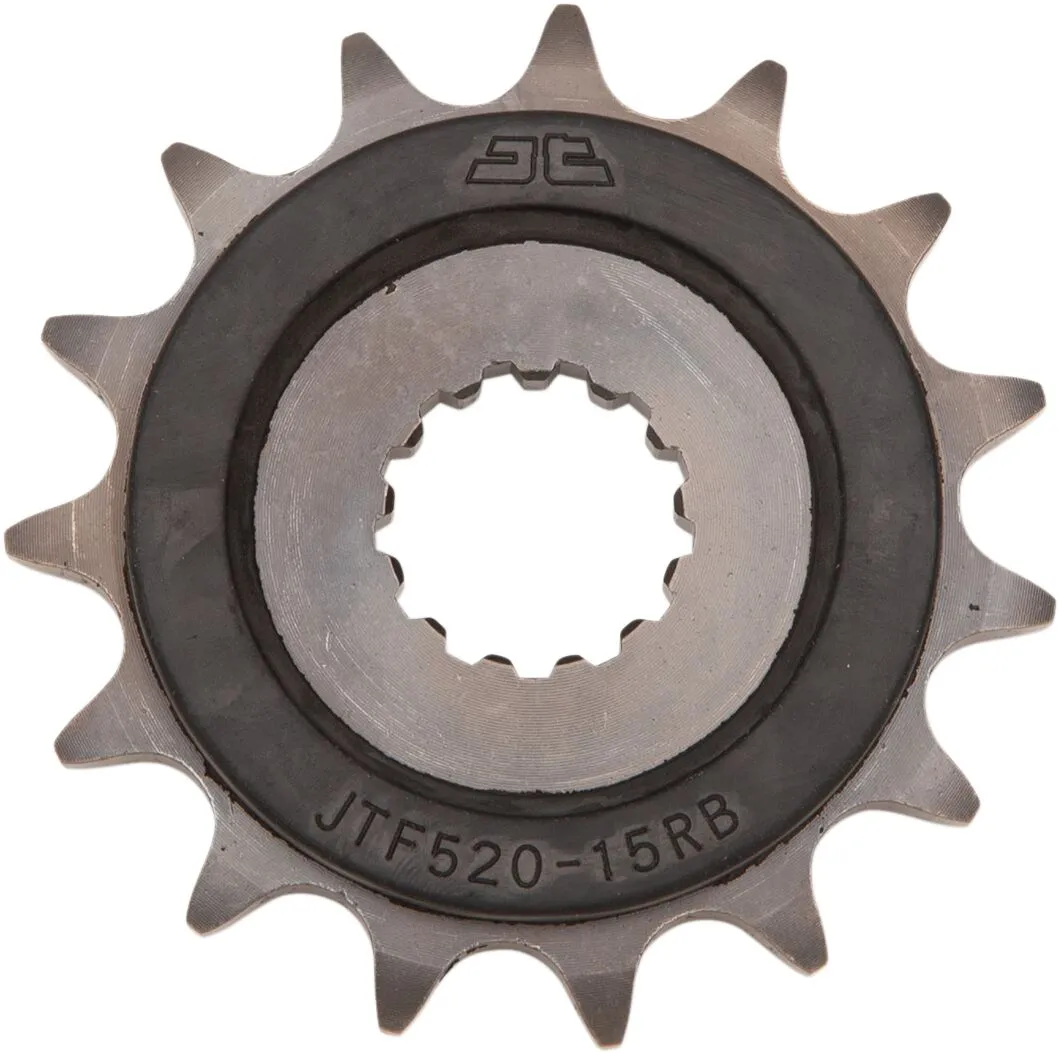 Pignon JT Sprockets 15Z pas 525 caoutchouté diamètre intérieur 21,7/25 - vue 2