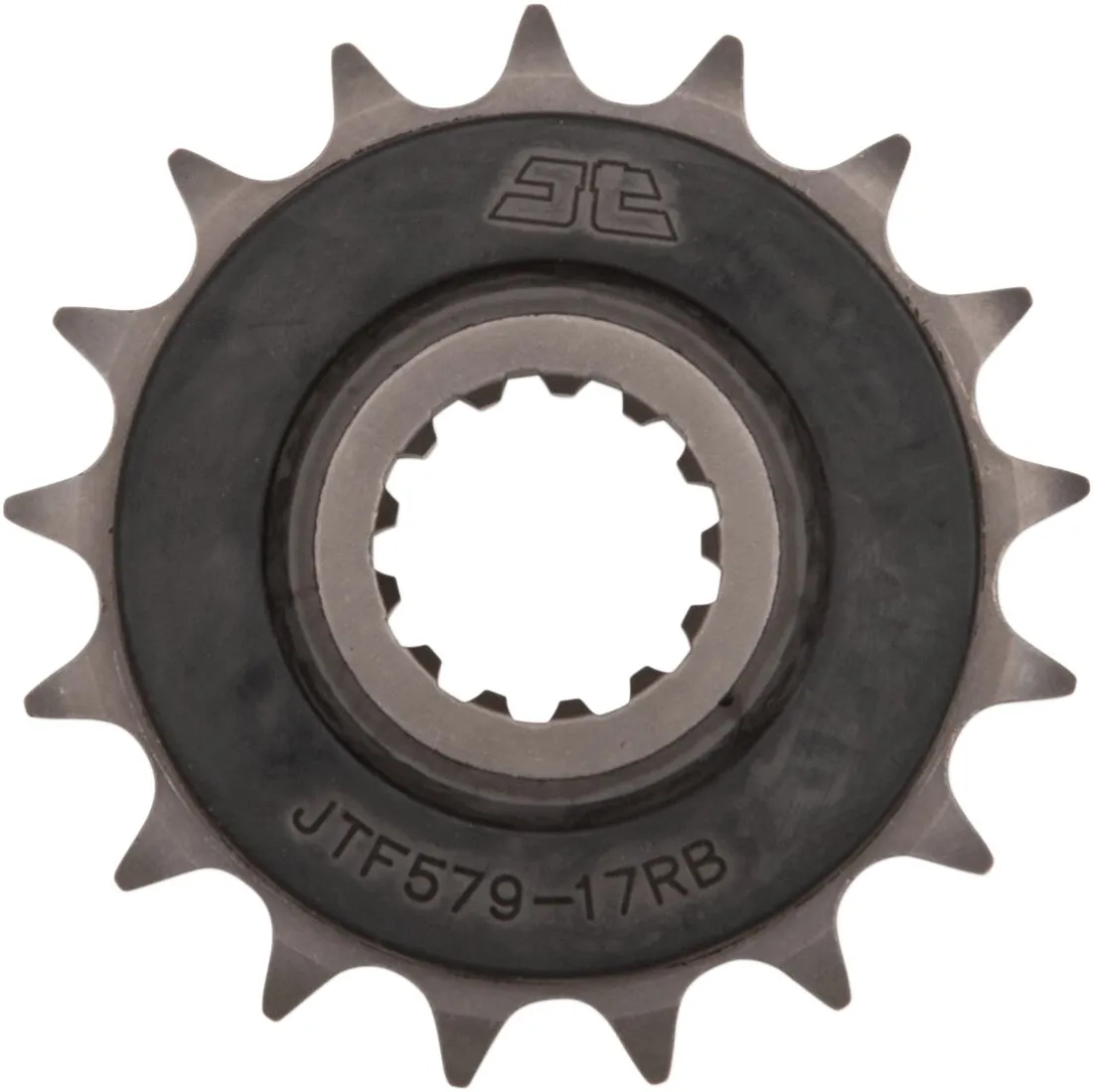 Pignon JT Sprockets 17Z PAS 530 Caoutchouté Diamètre intérieur 26/30 - vue 2