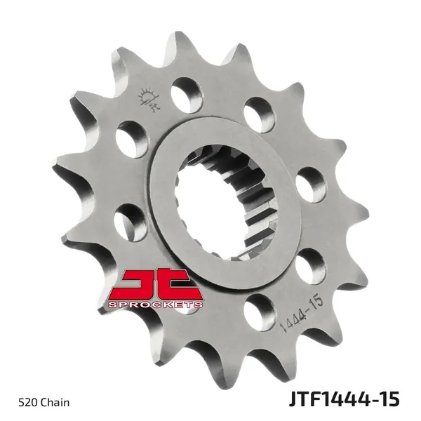 Pignon JT Sprockets Racing 15Z PAS 520 à denture fine diamètre intérieur 24/27 - vue 3