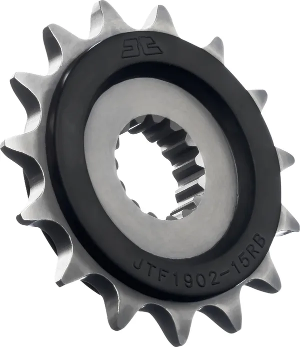 Pignon JT Sprockets 15Z pas 520 caoutchouté diamètre intérieur 22/25 - vue 2