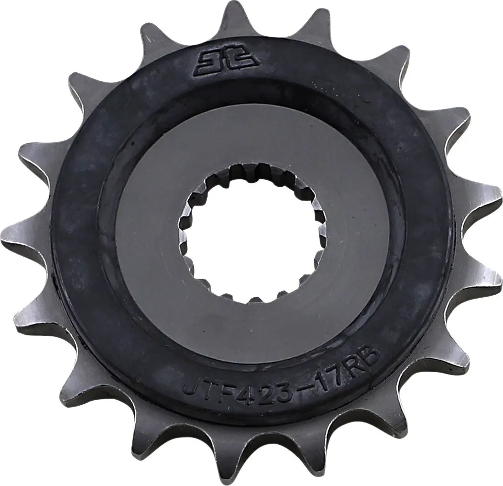 Pignon JT Sprockets 17Z PAS 530 caoutchouté diamètre intérieur 24/27 - vue 2