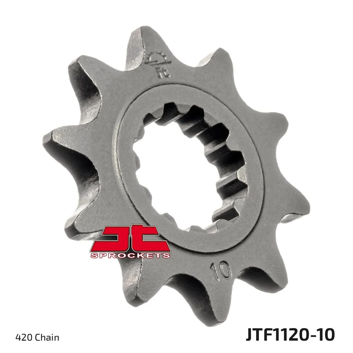 Pignon JT Sprockets 10Z pas 420 denture fine alésage 17/20 - vue 2