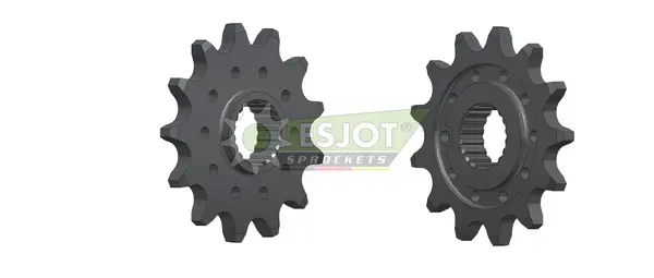 Pignon Racing Esjot 13Z PAS 520 denture fine alésage 20/22 - vue 2