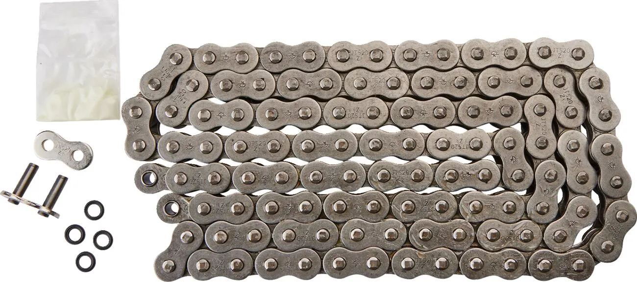 Chaîne JT 520Z3 112 mailles ouverte avec maillon rivet - vue 3