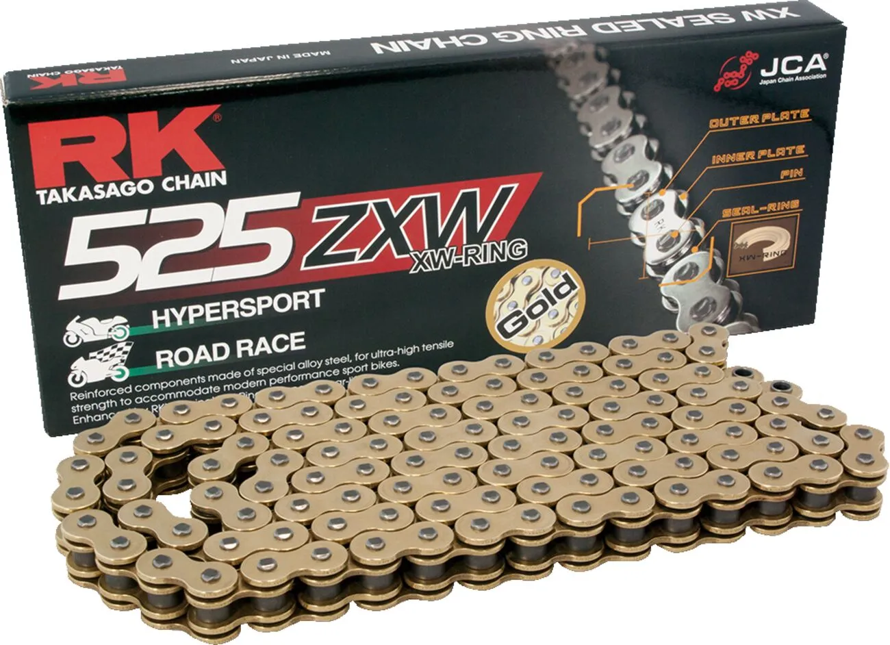 Chaîne RK 525zxw-120gold CLF - vue 2