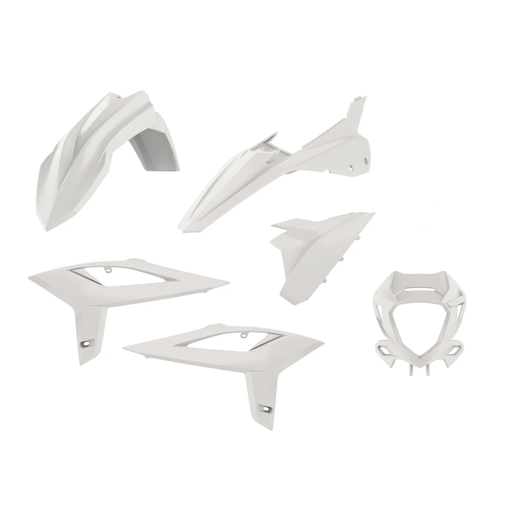 Kit plastiques complet blanc Polisport - vue 2
