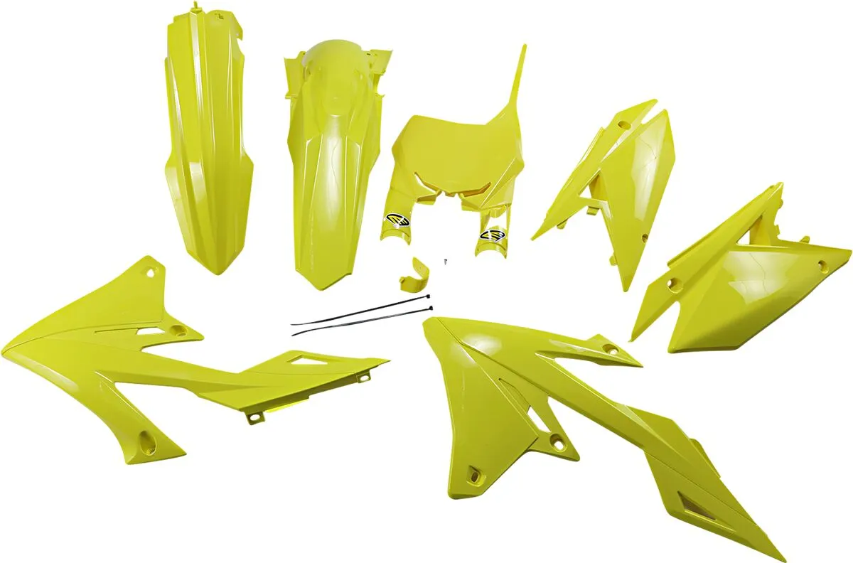 Kit plastique Cycra 5 éléments Suzuki RMZ 450 18 Jaune