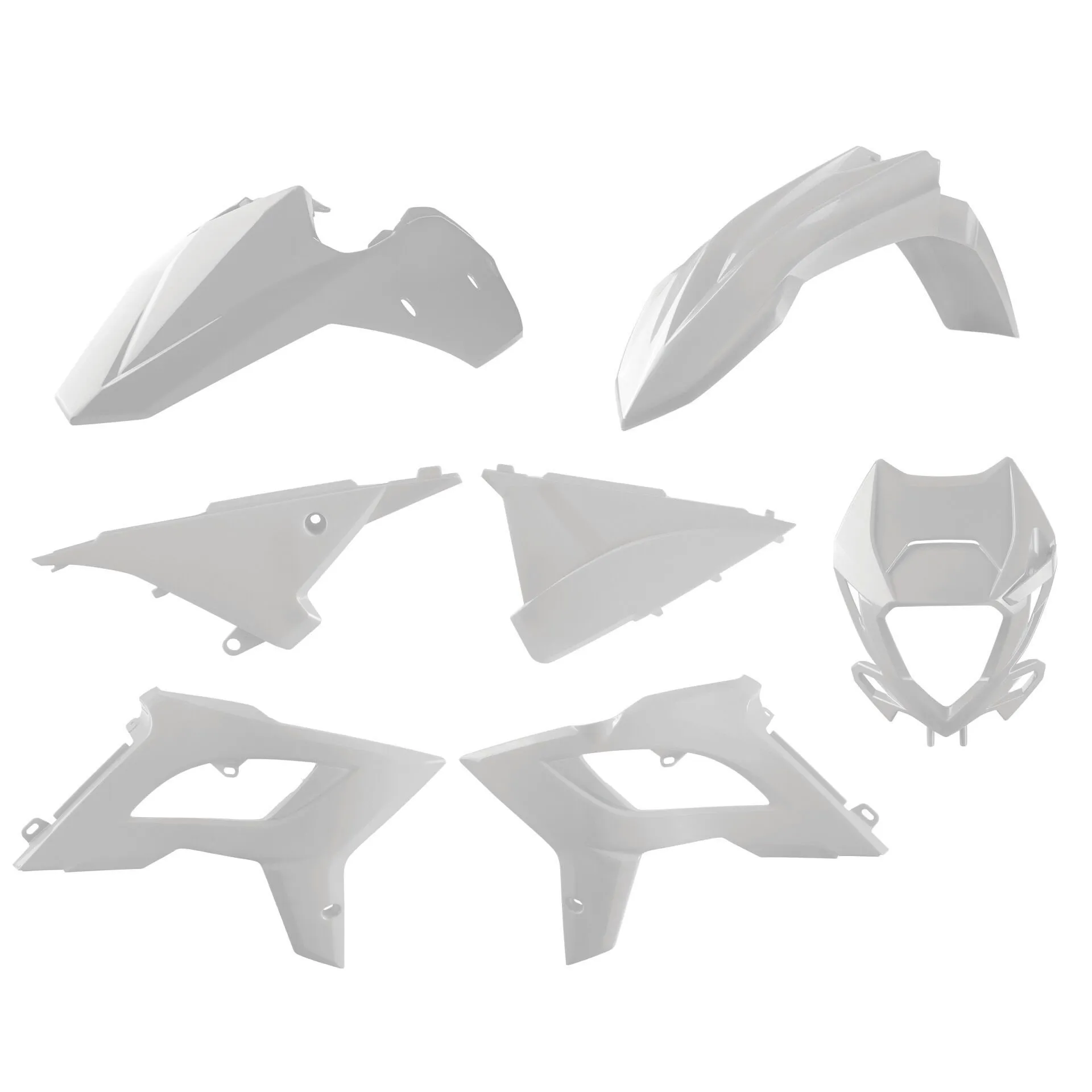 Kit plastiques complet blanc Polisport - vue 2