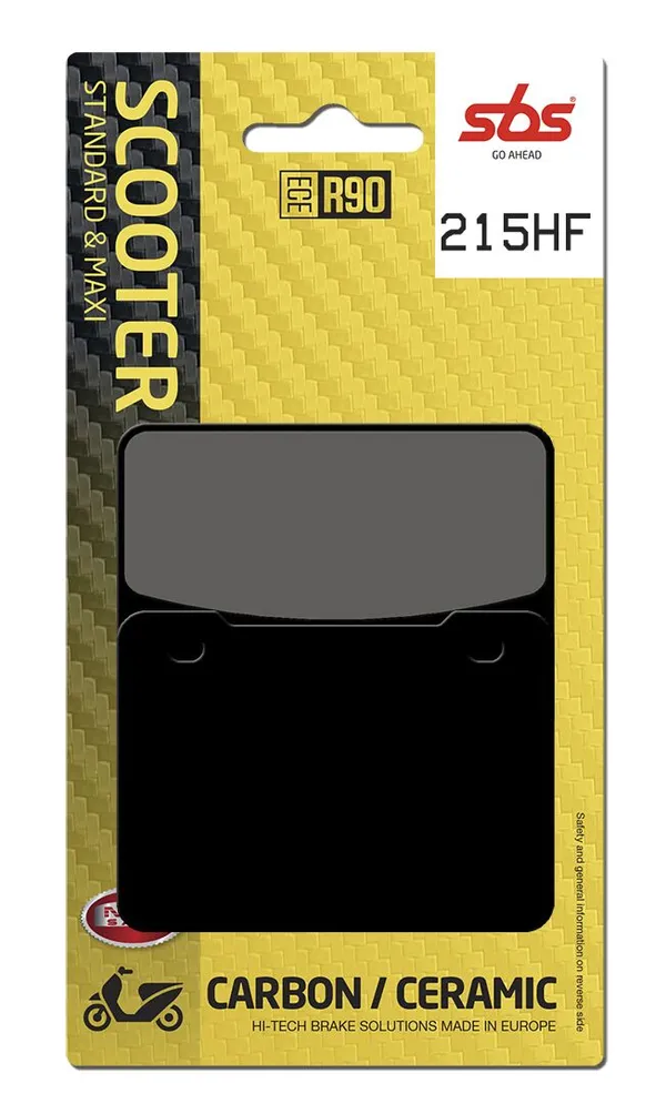 Plaquettes de frein SBS 215HF - vue 2