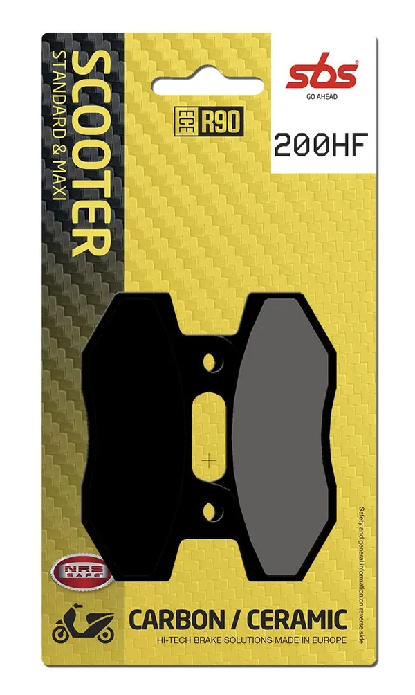 Plaquettes de frein SBS 200HF (814) - vue 2