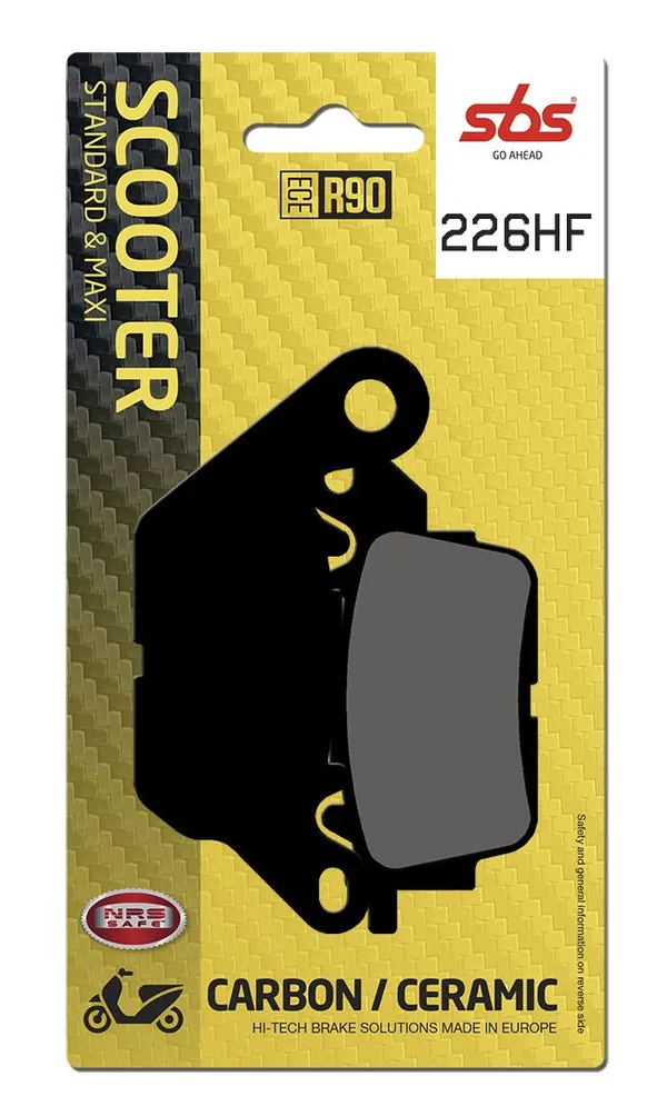 Plaquettes de frein SBS 226 HF - vue 2