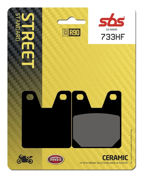 Plaquettes de frein arrière SBS 733 HF - vue 2